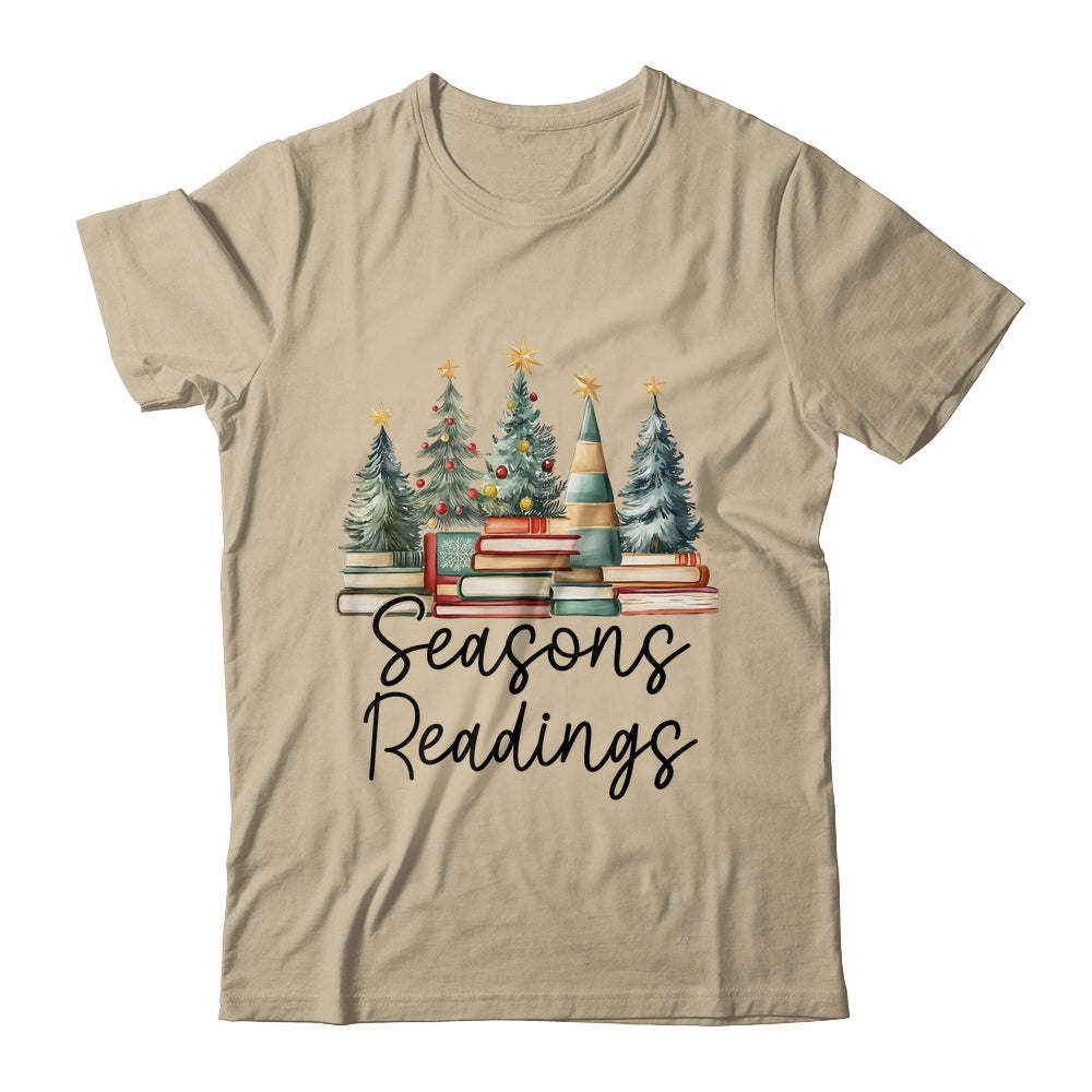 Vintage Seasons Readings All Booked For Christmas Books Club Shirt & Sweatshirt | siriusteestore