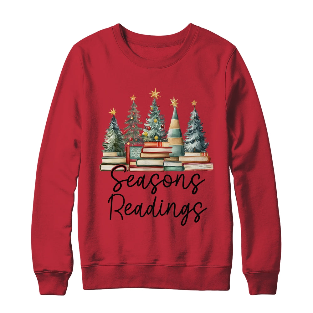 Vintage Seasons Readings All Booked For Christmas Books Club Shirt & Sweatshirt | siriusteestore