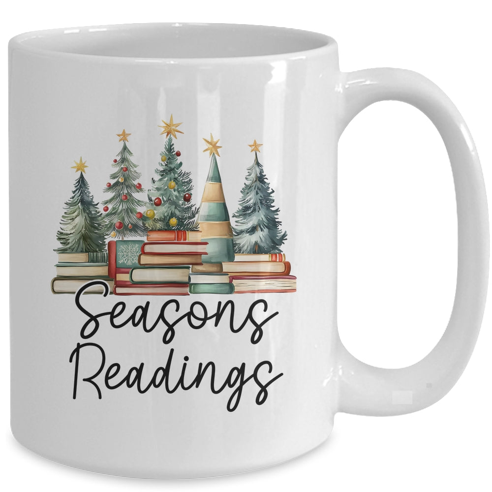 Vintage Seasons Readings All Booked For Christmas Books Club Mug | siriusteestore