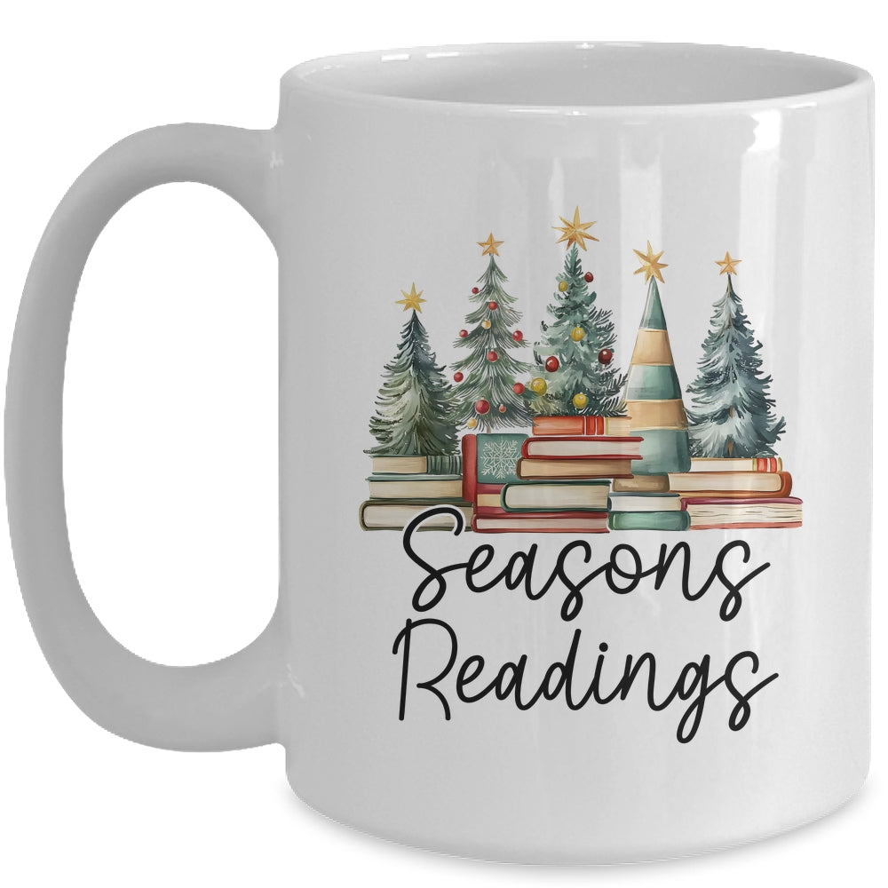 Vintage Seasons Readings All Booked For Christmas Books Club Mug | siriusteestore