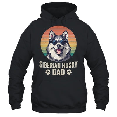 Vintage Siberian Husky Dad For Fathers Day Dog Lover Funny Shirt & Hoodie | siriusteestore