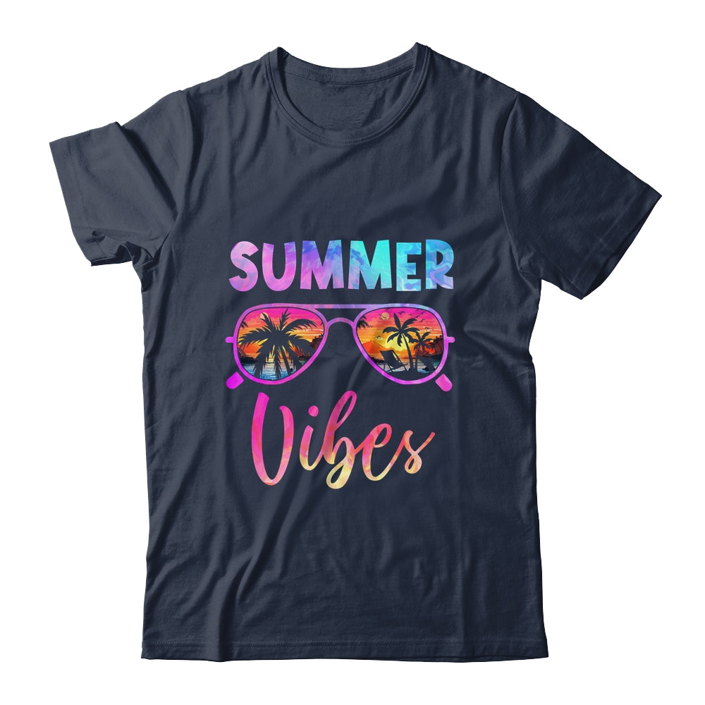 Vintage Summer Vibes Sunglasses Beach Family Vacation Trip Shirt & Tank Top | siriusteestore