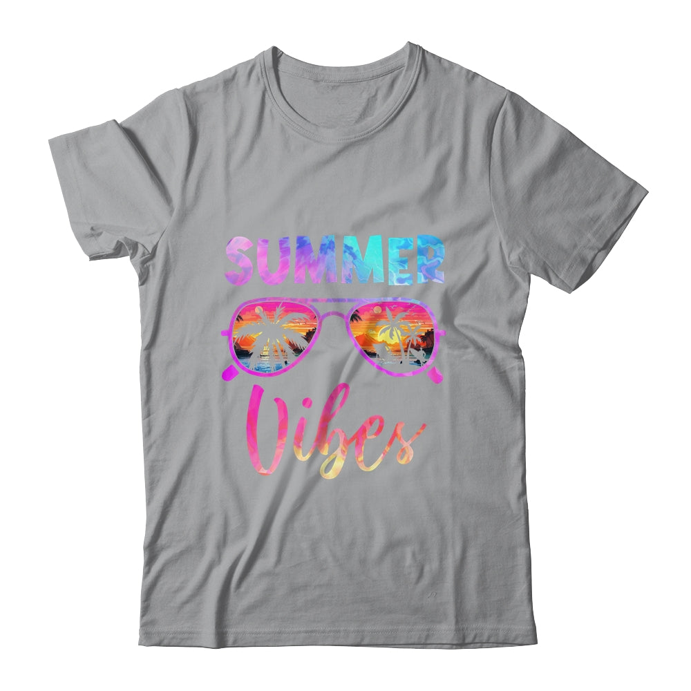 Vintage Summer Vibes Sunglasses Beach Family Vacation Trip Shirt & Tank Top | siriusteestore