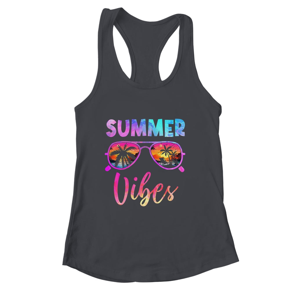 Vintage Summer Vibes Sunglasses Beach Family Vacation Trip Shirt & Tank Top | siriusteestore