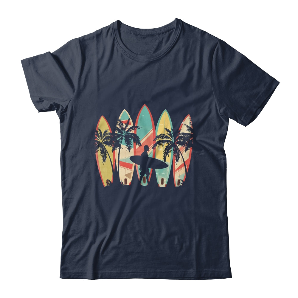 Vintage Surfer Surfing Beach Surf Surfboard For Men Women Shirt & Hoodie | siriusteestore