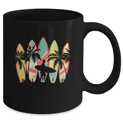 Vintage Surfer Surfing Beach Surf Surfboard For Men Women Mug | siriusteestore