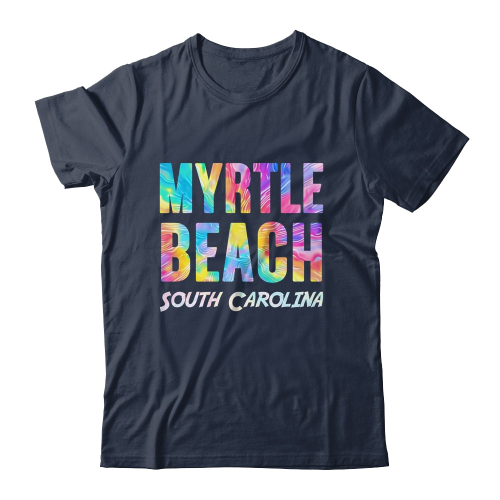 Vintage Tie Dye Myrtle Beach South Carolina Womens Souvenir Shirt & Tank Top | siriusteestore