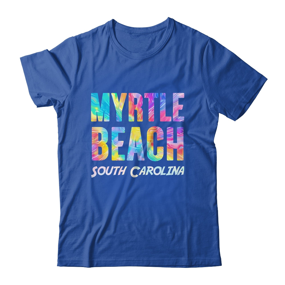 Vintage Tie Dye Myrtle Beach South Carolina Womens Souvenir Shirt & Tank Top | siriusteestore