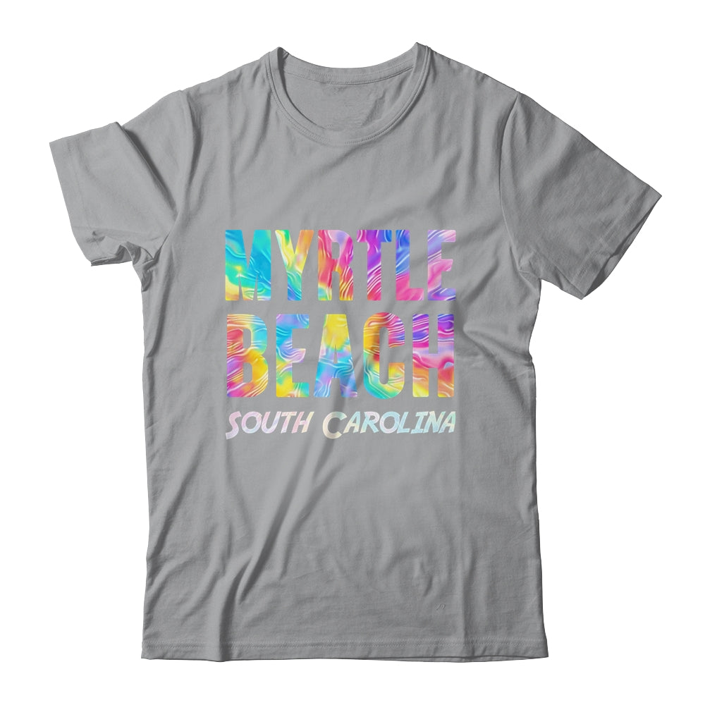 Vintage Tie Dye Myrtle Beach South Carolina Womens Souvenir Shirt & Tank Top | siriusteestore