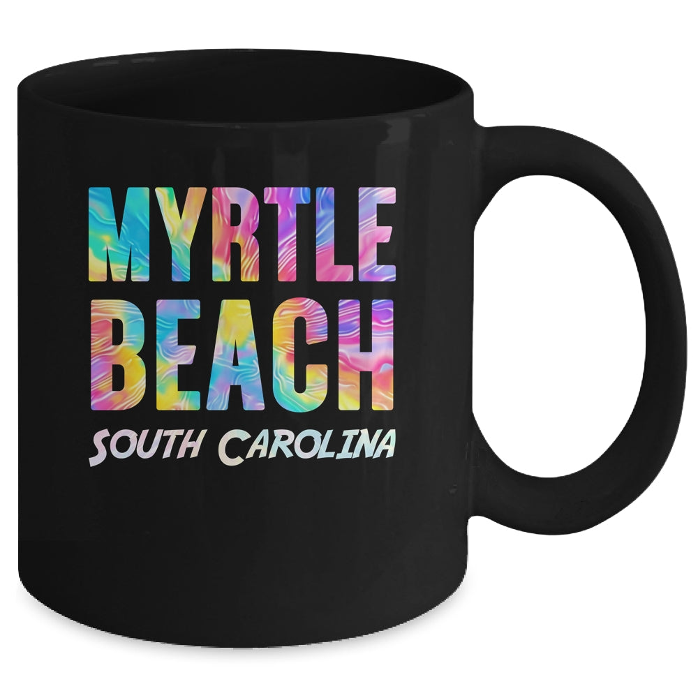 Vintage Tie Dye Myrtle Beach South Carolina Womens Souvenir Mug | siriusteestore