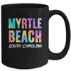 Vintage Tie Dye Myrtle Beach South Carolina Womens Souvenir Mug | siriusteestore