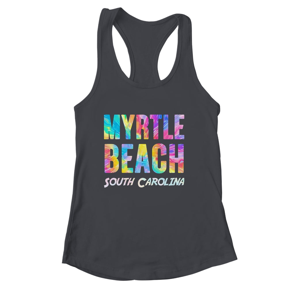Vintage Tie Dye Myrtle Beach South Carolina Womens Souvenir Shirt & Tank Top | siriusteestore