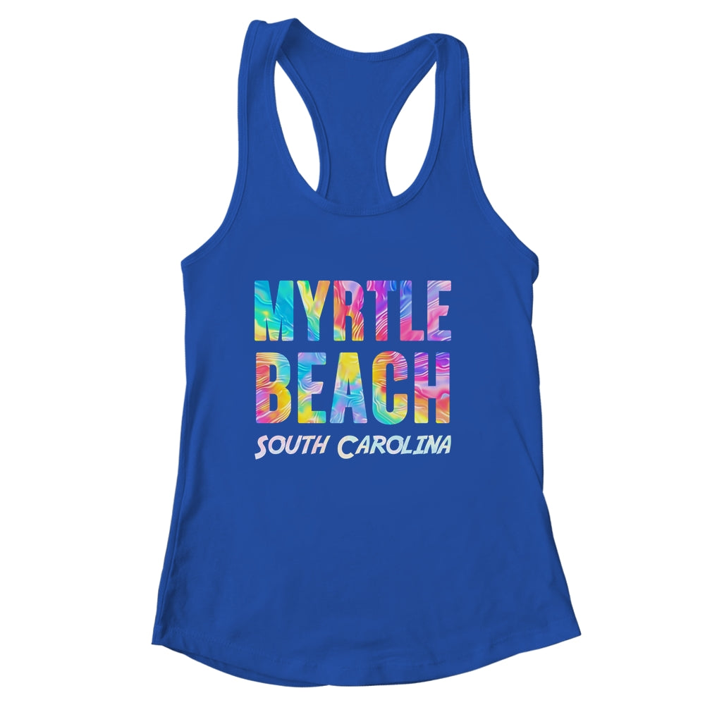 Vintage Tie Dye Myrtle Beach South Carolina Womens Souvenir Shirt & Tank Top | siriusteestore