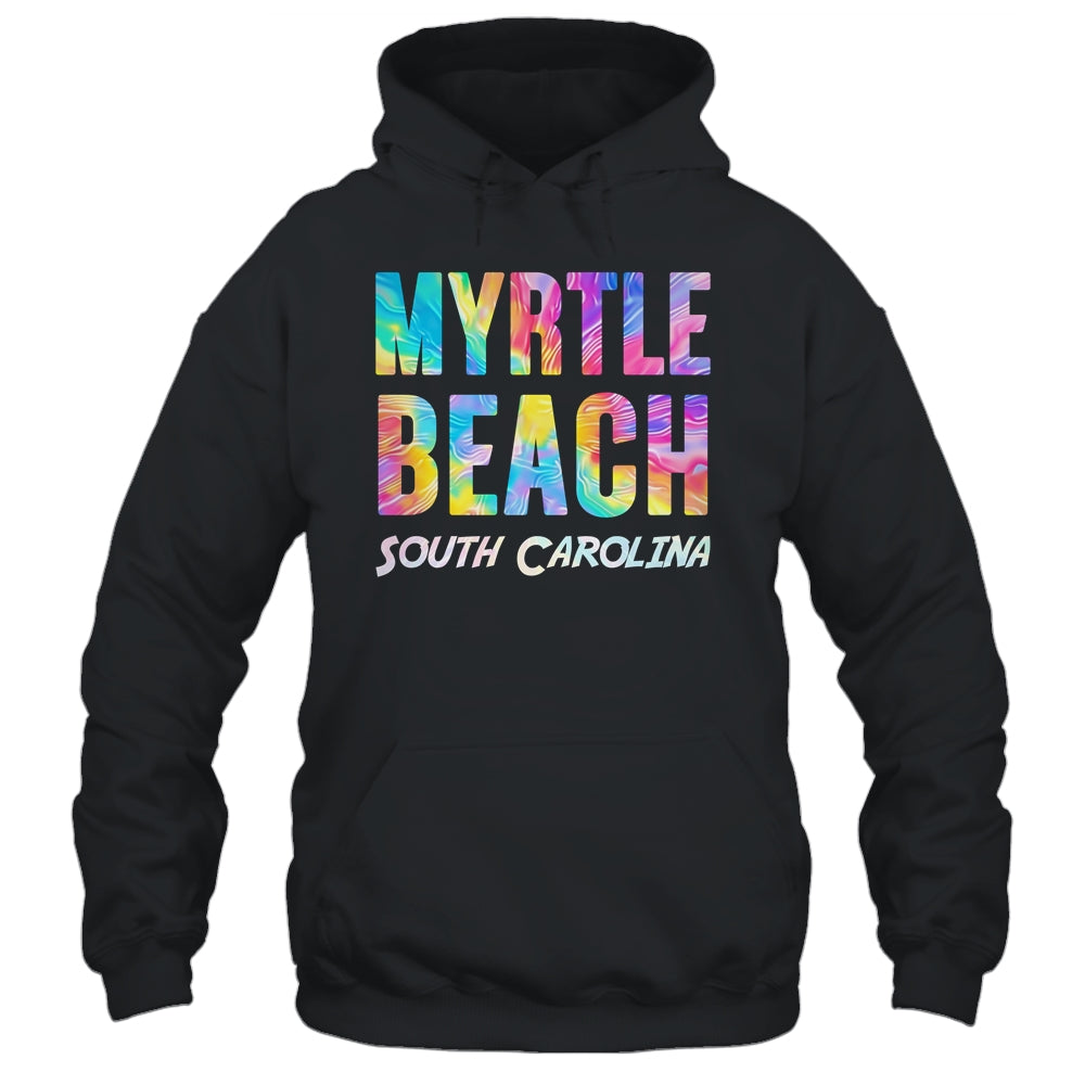 Vintage Tie Dye Myrtle Beach South Carolina Womens Souvenir Shirt & Tank Top | siriusteestore