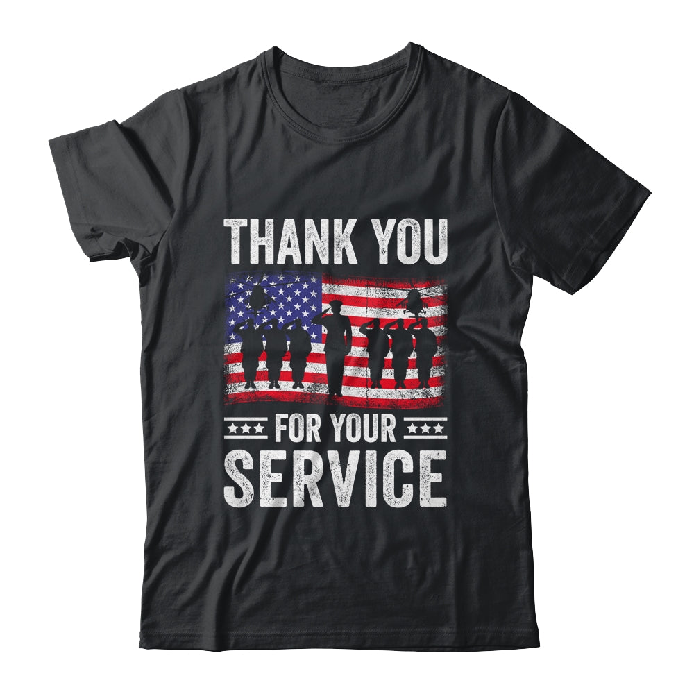 Vintage Veteran Thank You For Your Service Veterans Day Shirt & Hoodie | siriusteestore