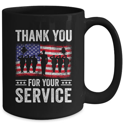 Vintage Veteran Thank You For Your Service Veterans Day Mug | siriusteestore