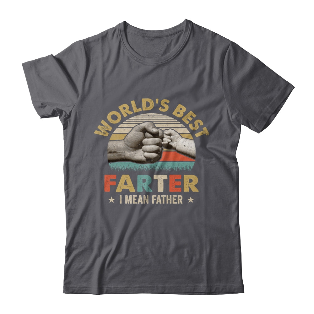 Vintage World's Best Farter I Mean Father Dad Fathers Day Shirt & Hoodie | siriusteestore