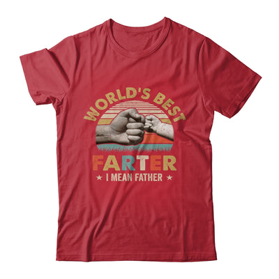 Vintage World's Best Farter I Mean Father Dad Fathers Day Shirt & Hoodie | siriusteestore