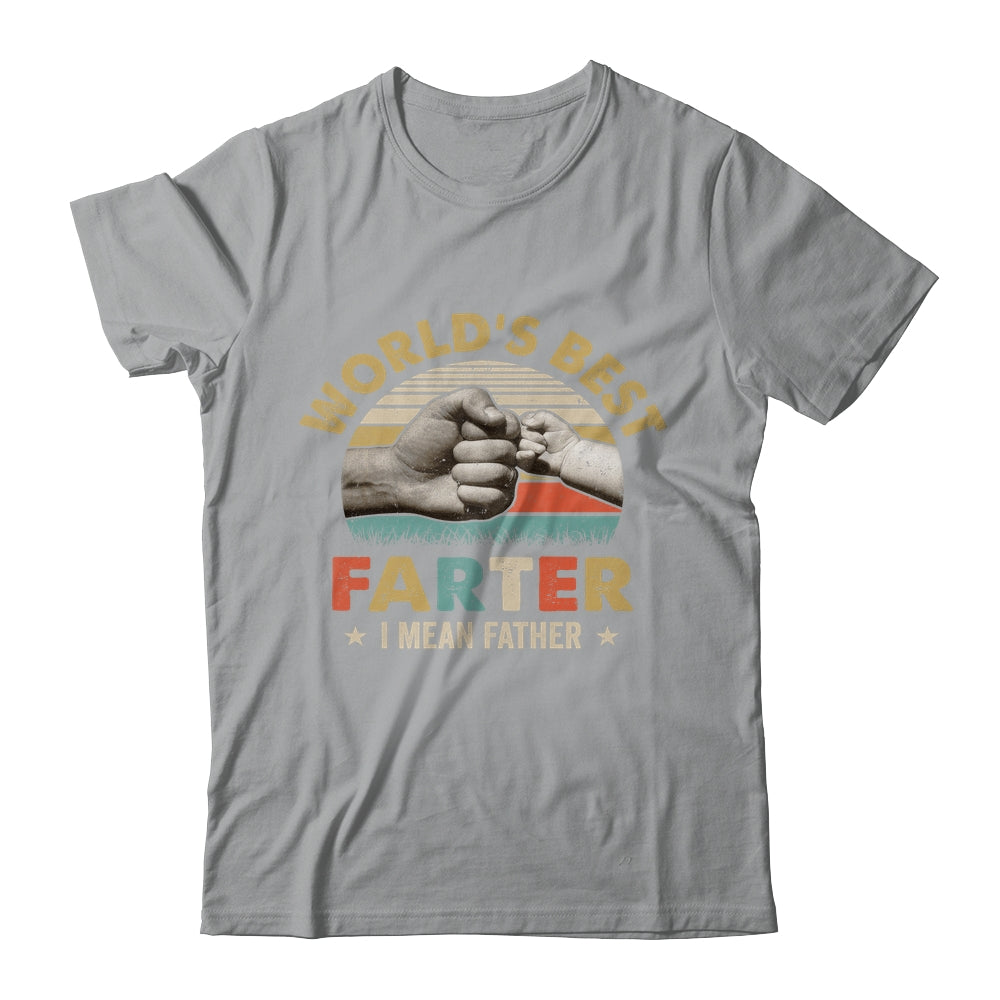 Vintage World's Best Farter I Mean Father Dad Fathers Day Shirt & Hoodie | siriusteestore