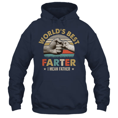 Vintage World's Best Farter I Mean Father Dad Fathers Day Shirt & Hoodie | siriusteestore