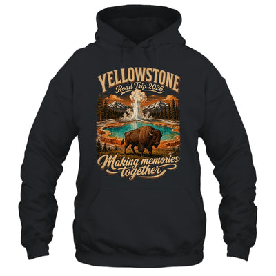 Vintage Yellowstone Road Trip 2026 Mountain Nature Travel Shirt & Tank Top | siriusteestore