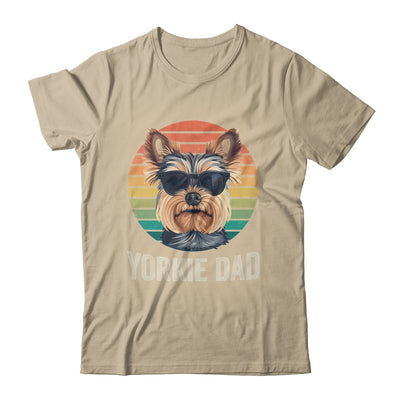 Vintage Yorkie Dad For Fathers Day Dog Lover Funny Shirt & Hoodie | siriusteestore
