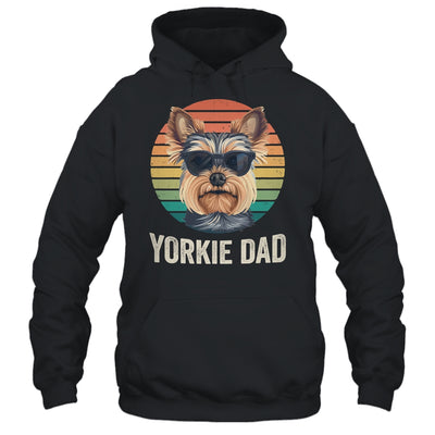 Vintage Yorkie Dad For Fathers Day Dog Lover Funny Shirt & Hoodie | siriusteestore