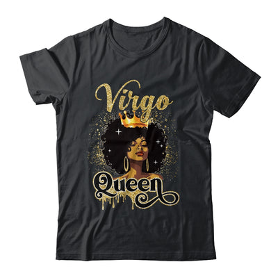 Virgo Queen Birthday Afro Girls Black Zodiac Birthday Shirt & Tank Top | siriusteestore