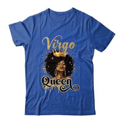 Virgo Queen Birthday Afro Girls Black Zodiac Birthday Shirt & Tank Top | siriusteestore