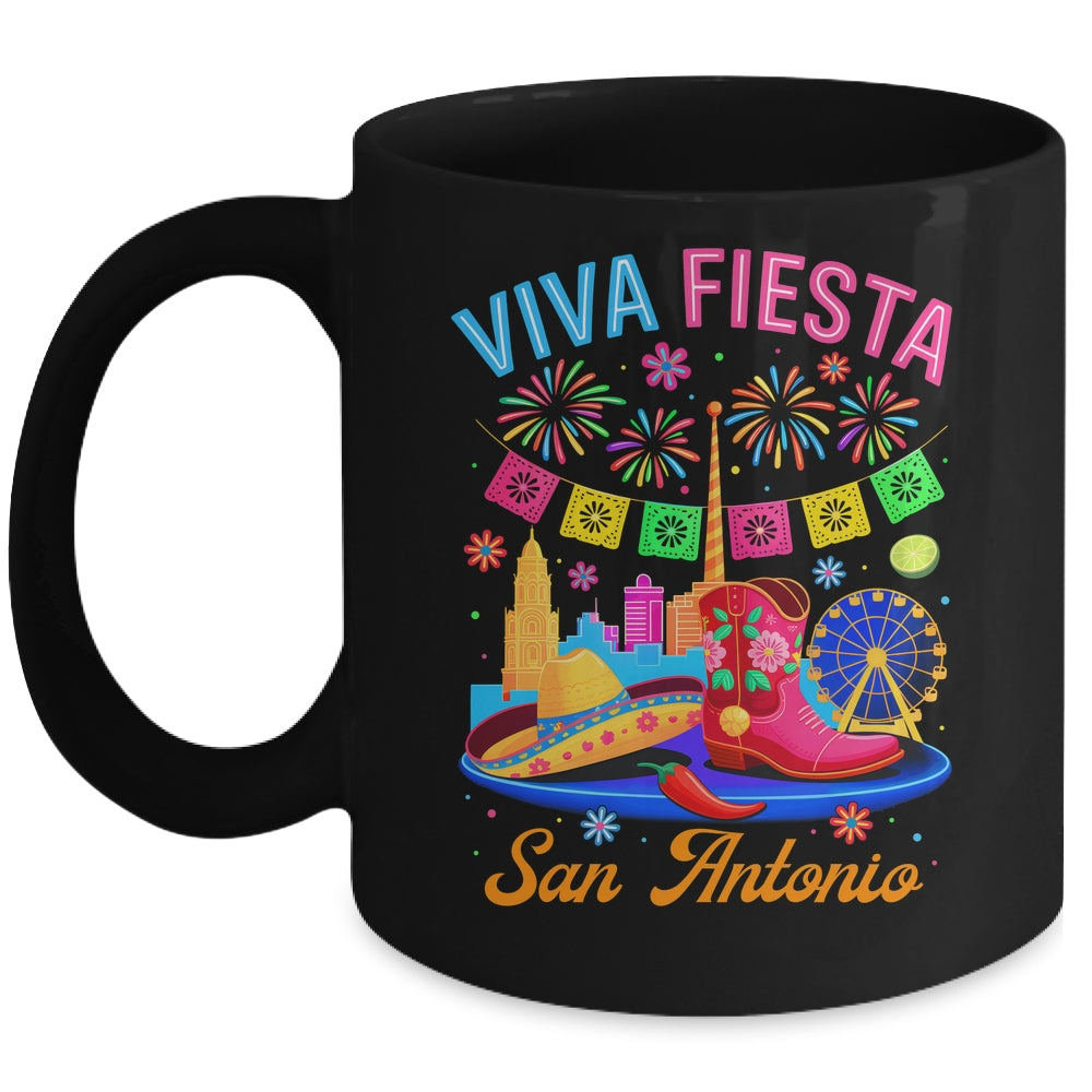 Viva Fiesta San Antonio Lets Fiesta Festival Cinco De Mayo Mug | siriusteestore