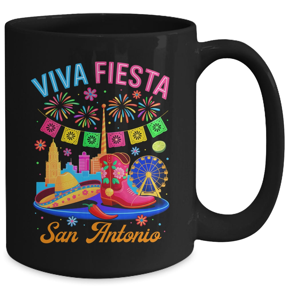 Viva Fiesta San Antonio Lets Fiesta Festival Cinco De Mayo Mug | siriusteestore