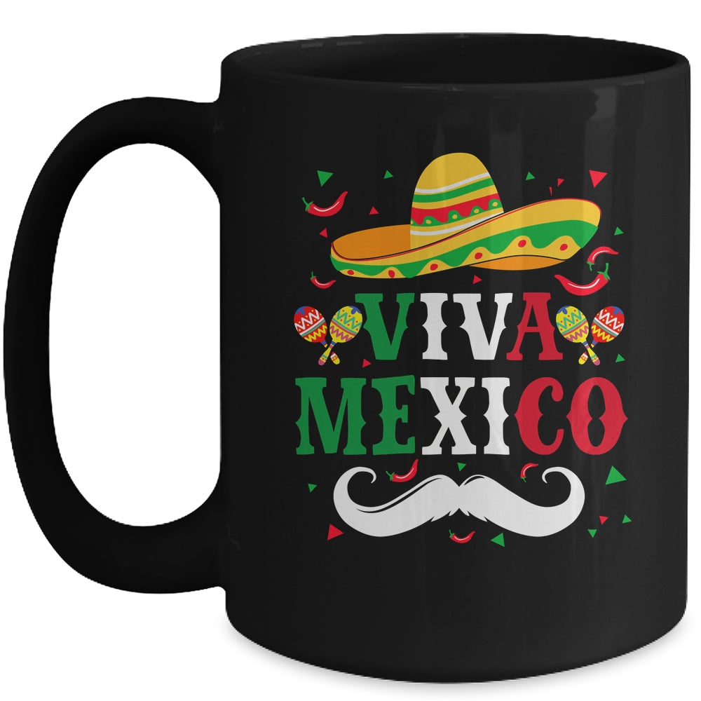 Viva Mexico Flag Mexican Independence Day Men Women Mug | siriusteestore