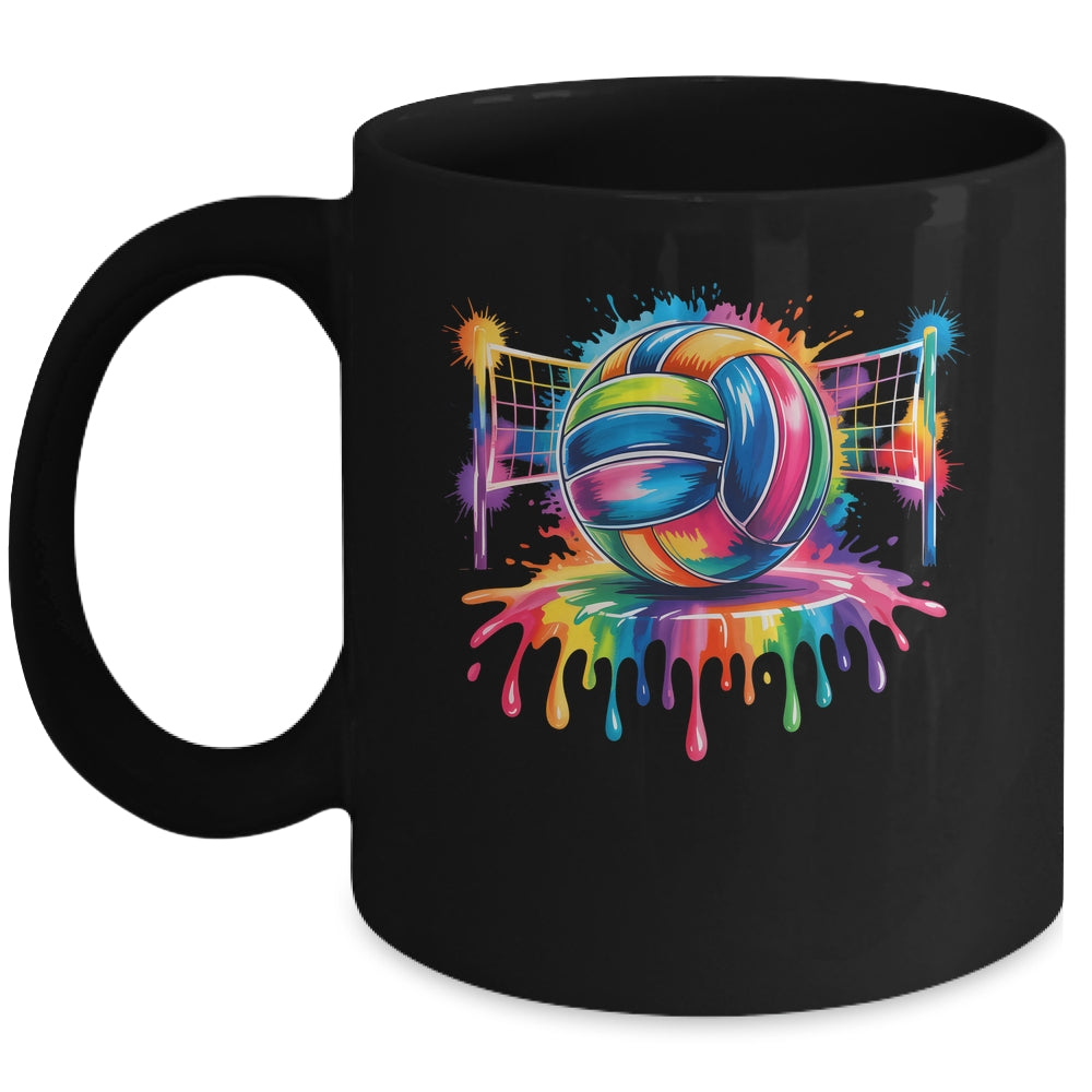 Volleyball Drip Game Day Sports Player Men Women Teens Girls Mug | siriusteestore