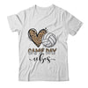 Volleyball Game Day Vibes Volleyball For Girls Mom Leopard Shirt & Tank Top | siriusteestore