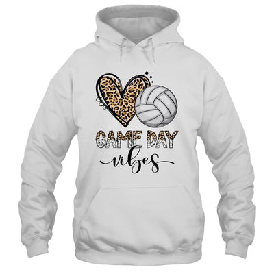 Volleyball Game Day Vibes Volleyball For Girls Mom Leopard Shirt & Tank Top | siriusteestore
