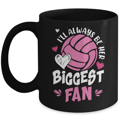 Volleyball I'll Always Be Her Biggest Fan For Mom Dad Mug | siriusteestore