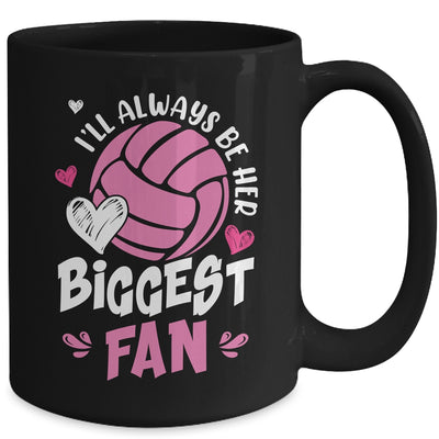 Volleyball I'll Always Be Her Biggest Fan For Mom Dad Mug | siriusteestore