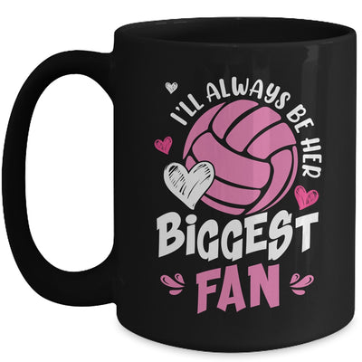 Volleyball I'll Always Be Her Biggest Fan For Mom Dad Mug | siriusteestore