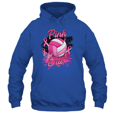 Volleyball Pink Out Breast Cancer Awareness Month Women Shirt & Tank Top | siriusteestore
