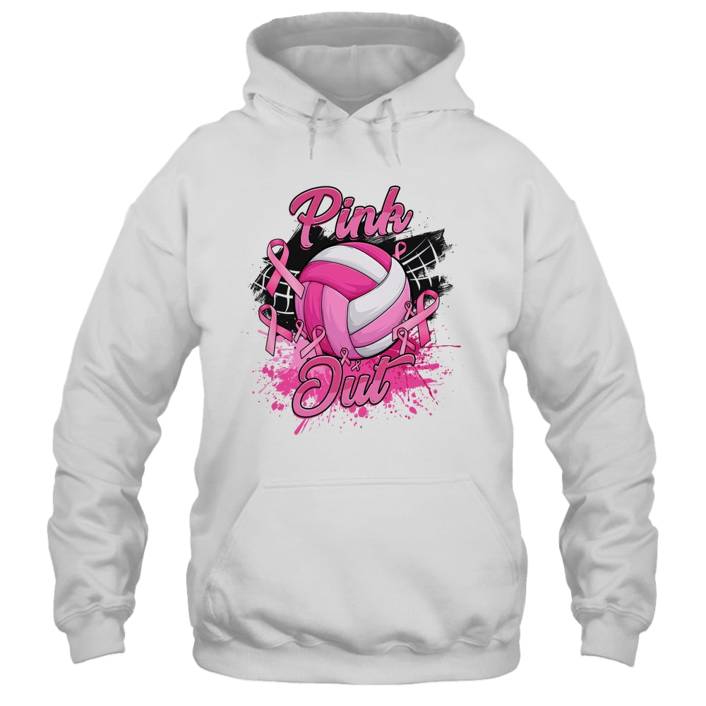 Volleyball Pink Out Breast Cancer Awareness Month Women Shirt & Tank Top | siriusteestore
