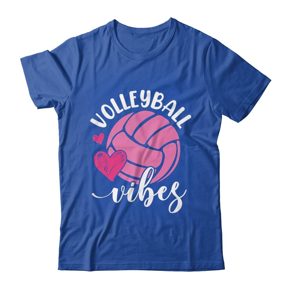 Volleyball Vibes Game Day Volleyball For Girls Mom Women Shirt & Tank Top | siriusteestore