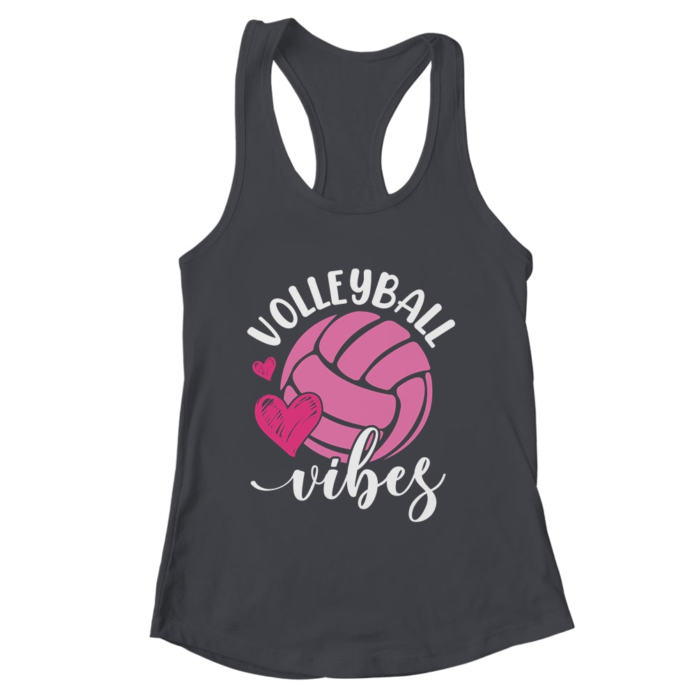 Volleyball Vibes Game Day Volleyball For Girls Mom Women Shirt & Tank Top | siriusteestore