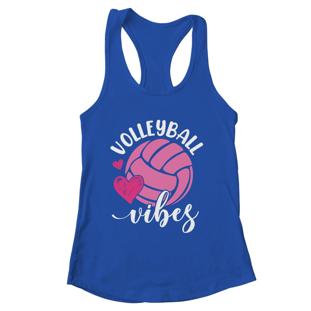 Volleyball Vibes Game Day Volleyball For Girls Mom Women Shirt & Tank Top | siriusteestore