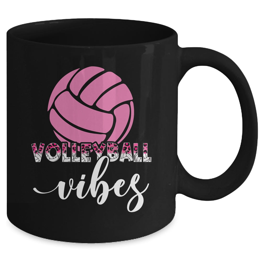 Volleyball Vibes Game Day Volleyball Mom Girls Women Mug | siriusteestore
