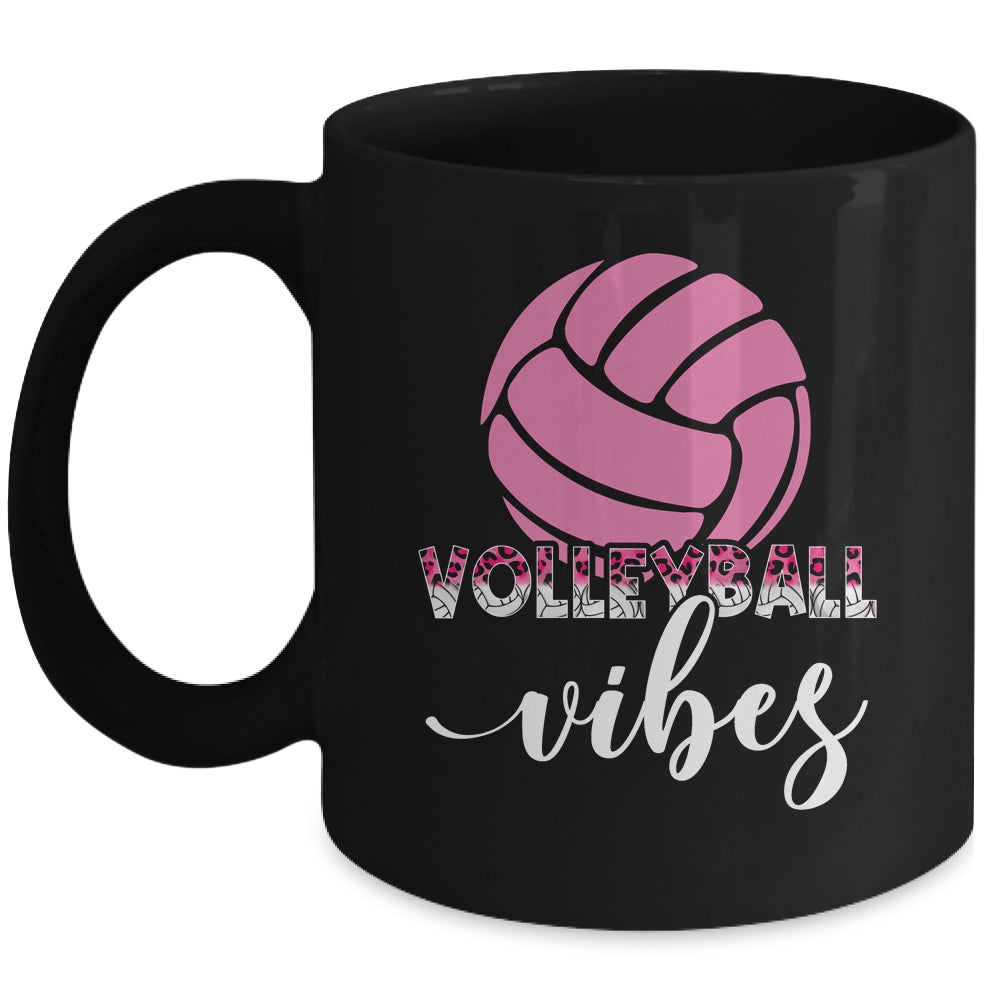 Volleyball Vibes Game Day Volleyball Mom Girls Women Mug | siriusteestore