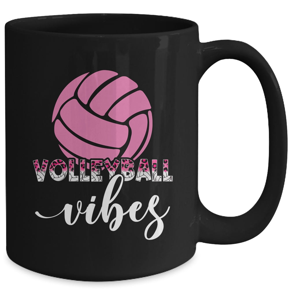 Volleyball Vibes Game Day Volleyball Mom Girls Women Mug | siriusteestore