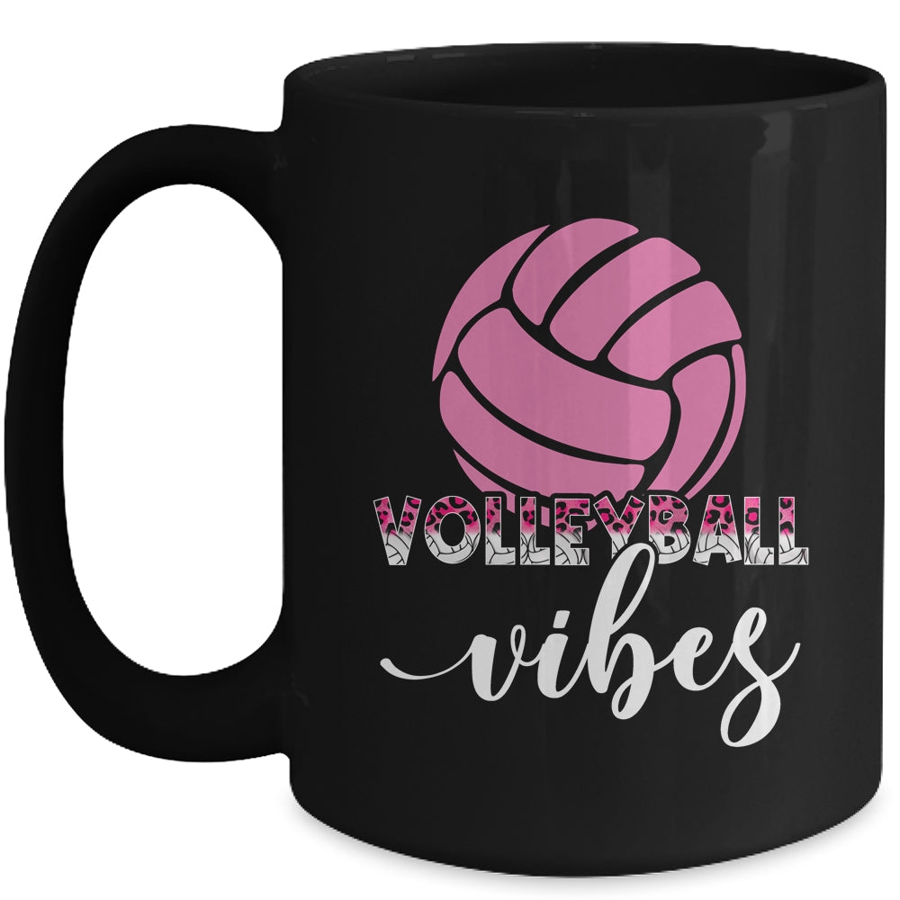 Volleyball Vibes Game Day Volleyball Mom Girls Women Mug | siriusteestore