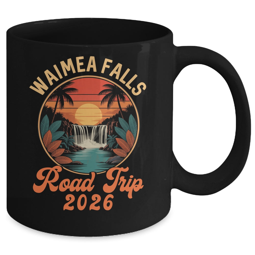 Waimea Falls Road Trip 2026 Summer Vacation Family Mug | siriusteestore
