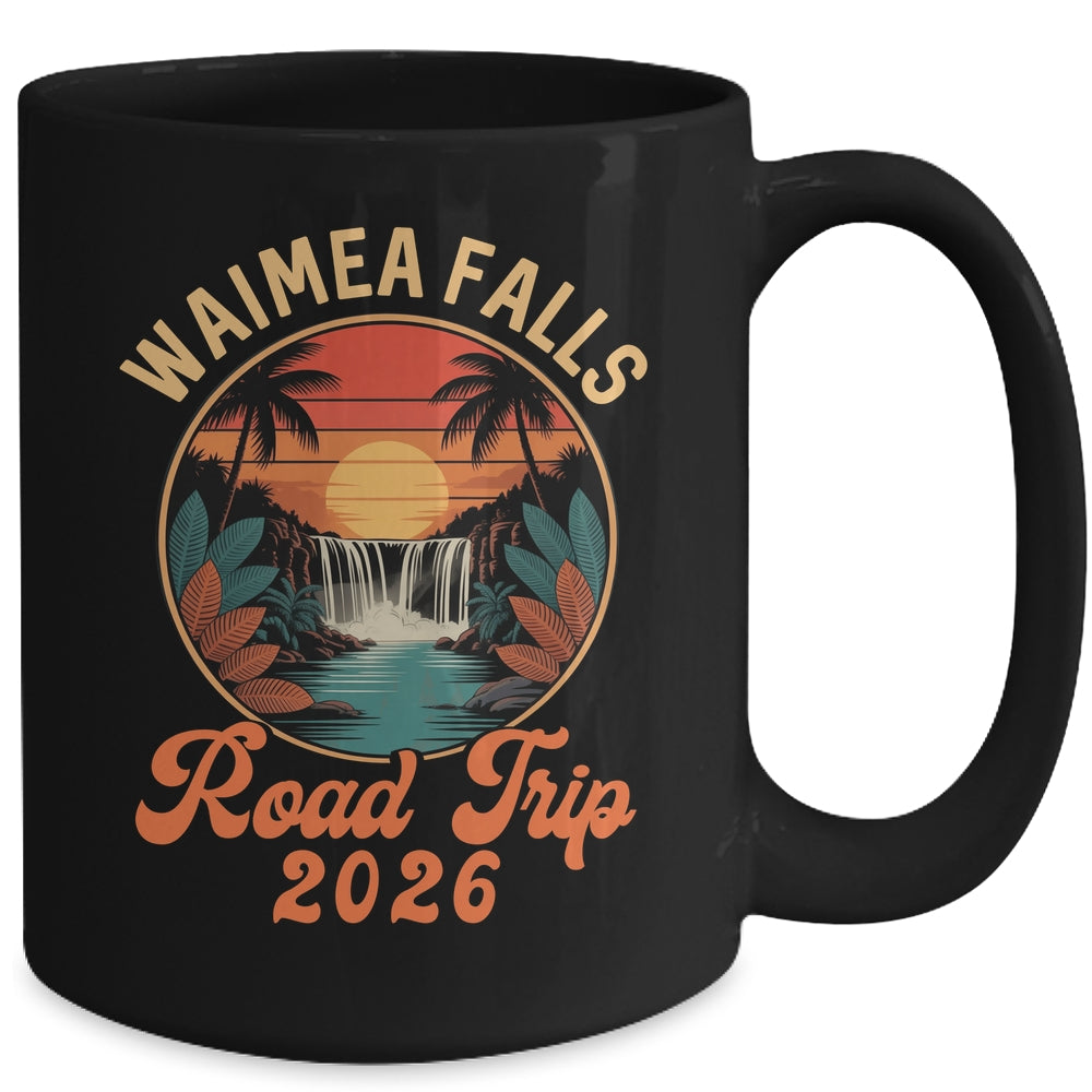 Waimea Falls Road Trip 2026 Summer Vacation Family Mug | siriusteestore