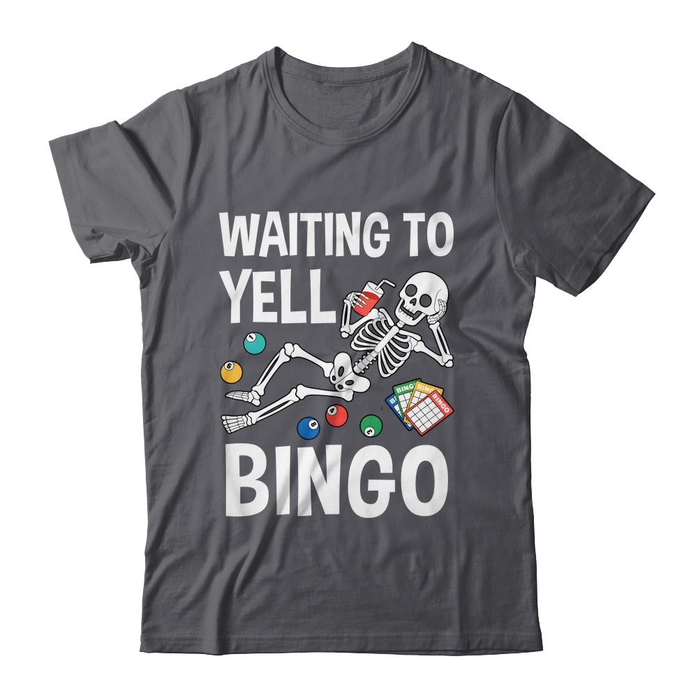 Waiting To Yell Bingo Lover Bingo Player Funny Enthusiasts Shirt & Tank Top | siriusteestore